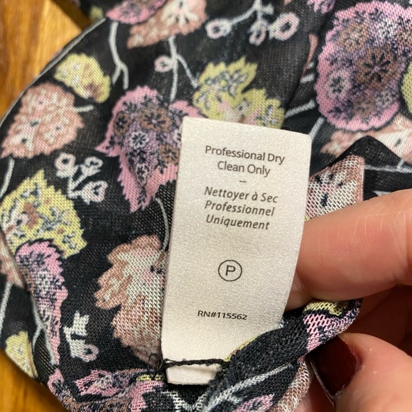 CINQ A SEPT  
Shirred Ivy Turtleneck Top In Black Multi - Picture 6 of 10